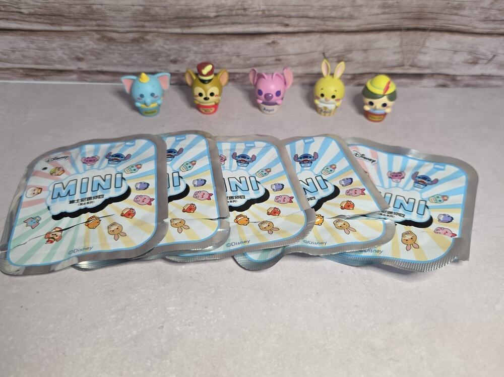 Disney Japan Mini Figures Lot of 5